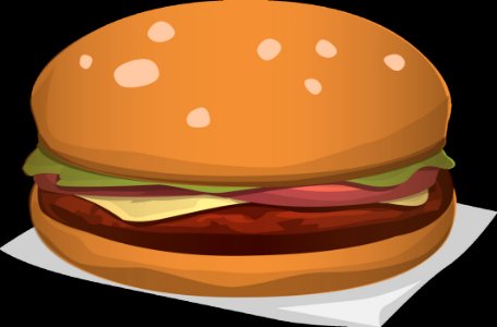 Hamburger Orange Cheeseburger Food