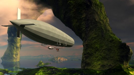 Aircraft Zeppelin Airship Sky