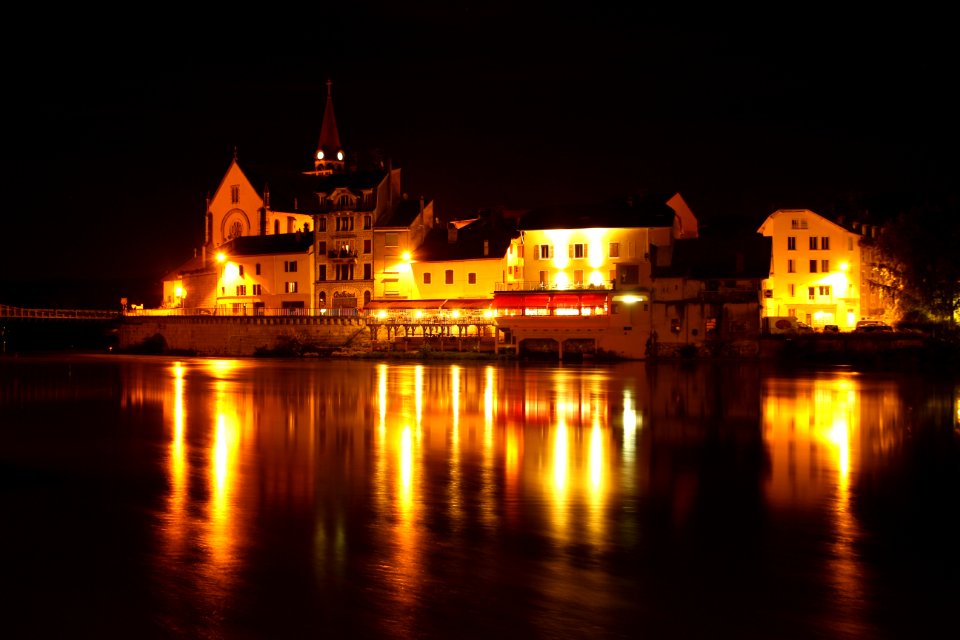 Reflection Night Landmark City