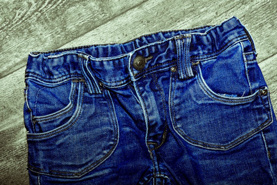 Denim Jeans Blue Pocket