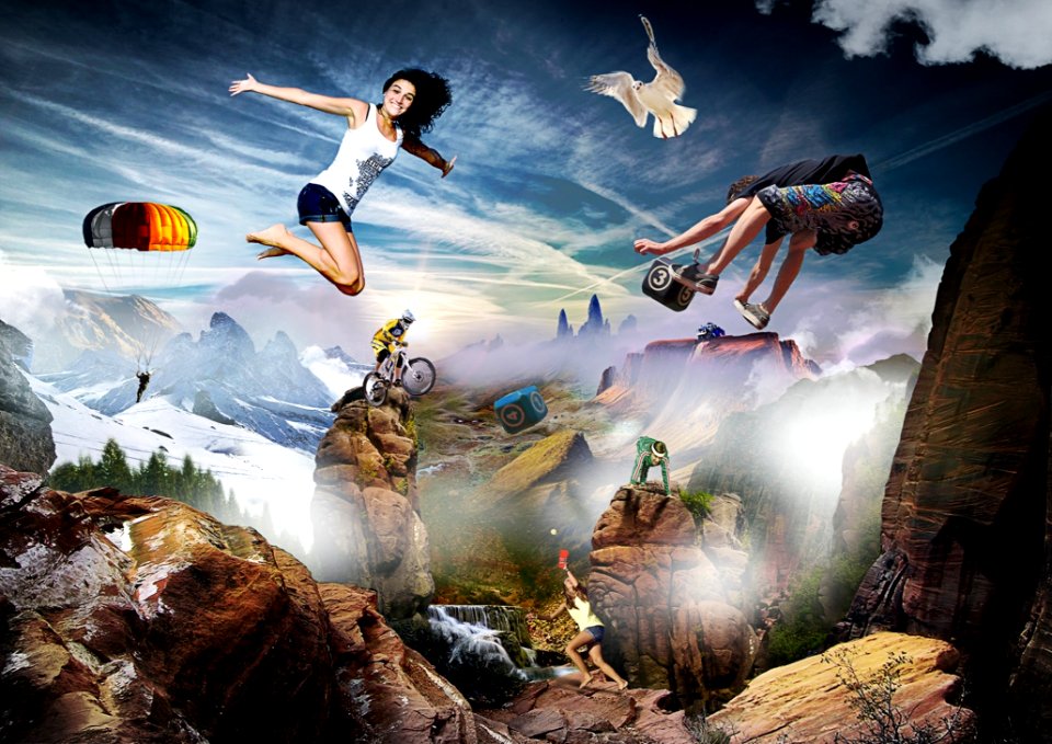 Extreme Sport Sky Computer Wallpaper Adventurer