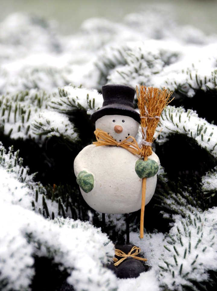 Snowman Snow Winter Freezing
