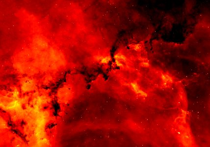 Red And Orange Solar Flare
