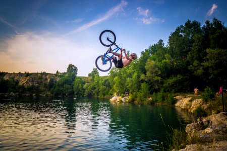 Water Bike Jumping photo