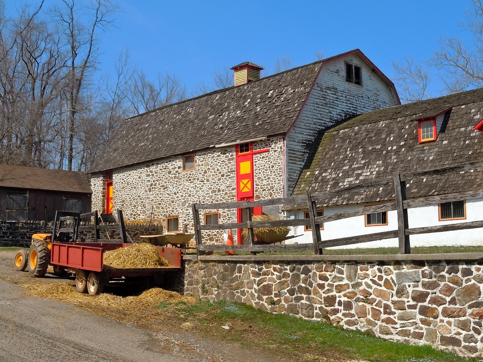 Rustic tractor wagon