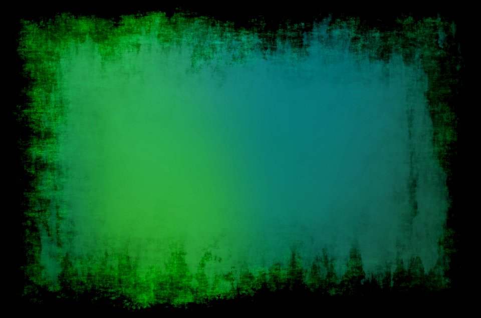 Green Background Black Frame