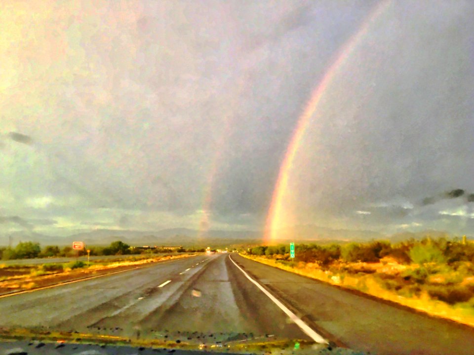 Drive Until You Pass Between The Rainbows
