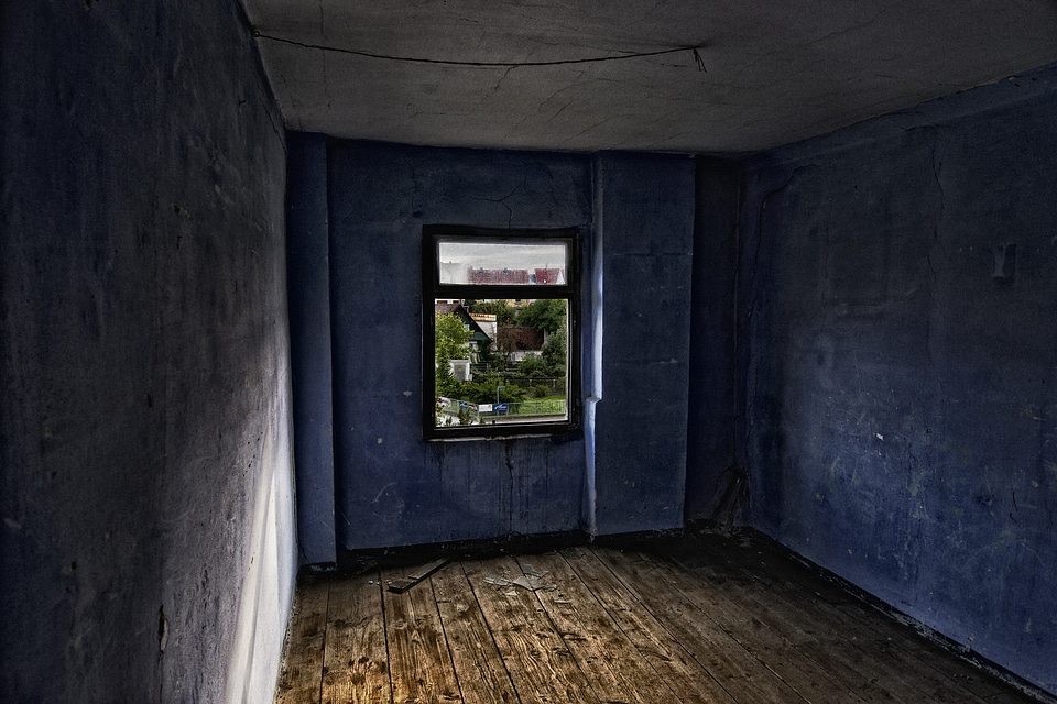 Space dilapidated shabby