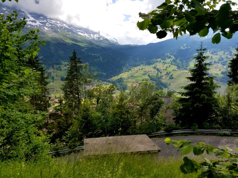 Countryside Houses In The Distance