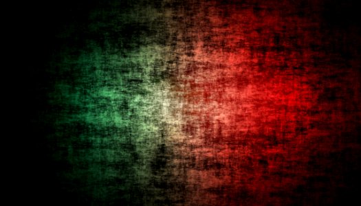 Grunge On Red And Green Background