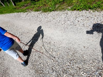 Road Surface Asphalt Grass People In Nature