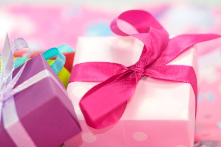 Pink Gift Sweetness Ribbon photo