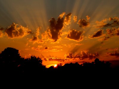 Sky Cloud Afterglow Atmosphere