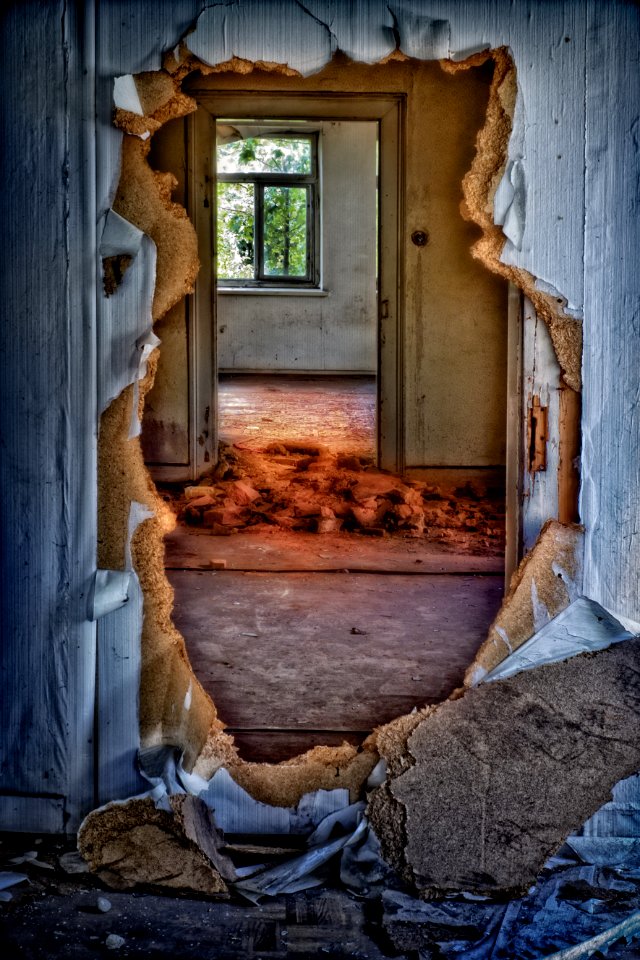 Wood Window House