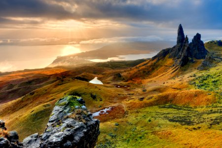 Highland Sky Mountainous Landforms Wilderness