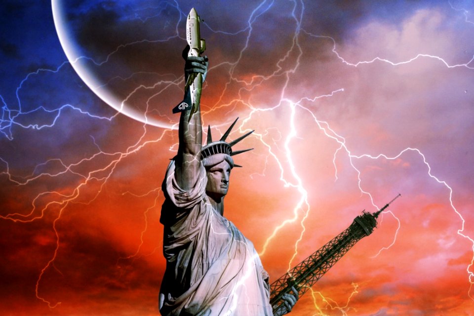 Lightning Sky Phenomenon Cg Artwork