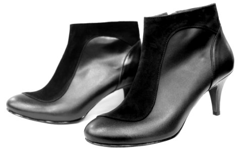 Footwear Black Boot Shoe