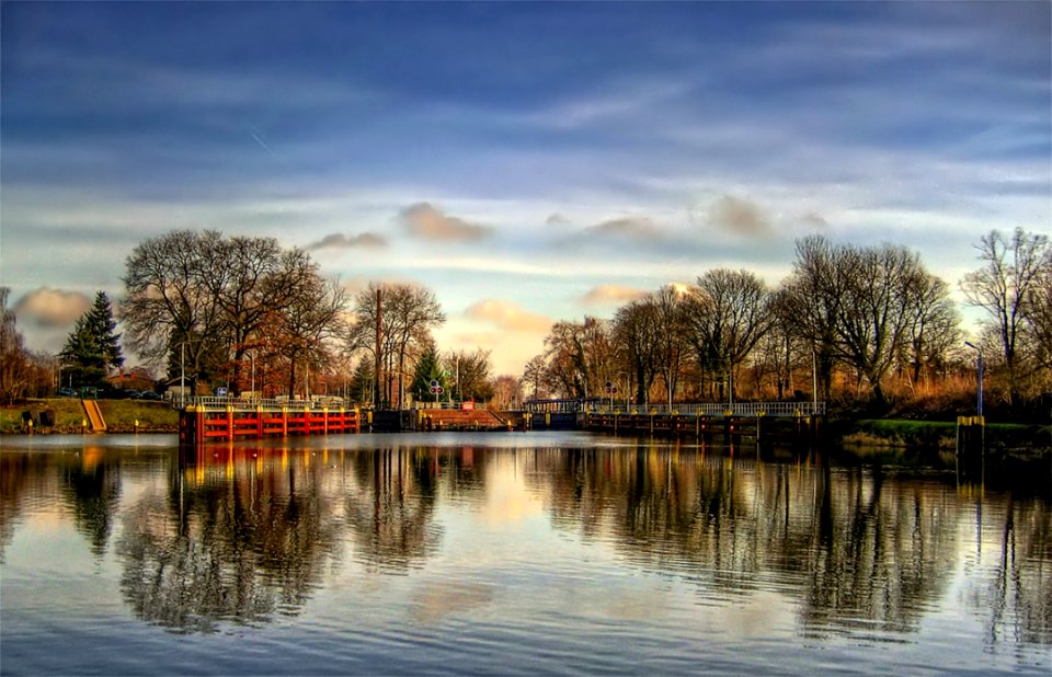 Reflection Waterway Sky Water