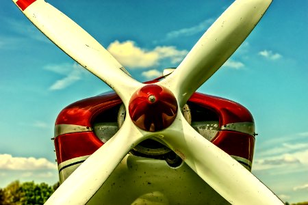 Retro Monoplane Propeller photo