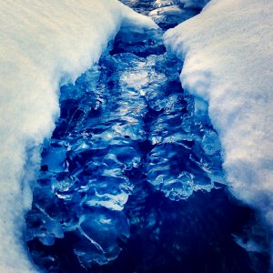 Glacier Crevasse photo