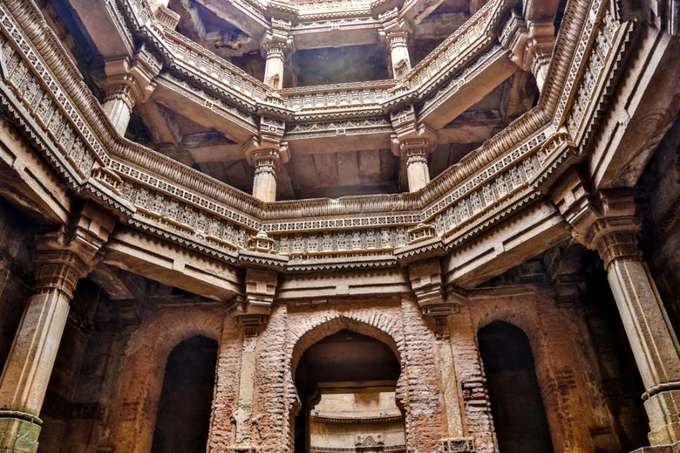 Interior View Of Brown Concrete Building During Daytime