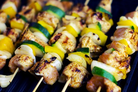 Green Brown And Black Bar B Q