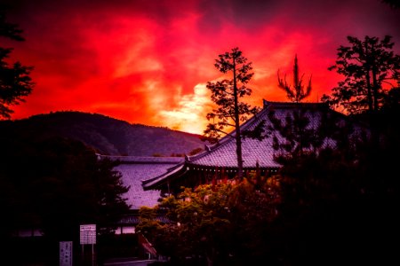 Sunset Over Rooftops