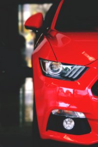 Close Up Of Car Headlight photo