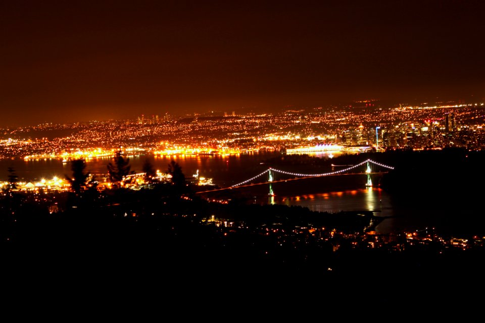 Vancouver At Night photo