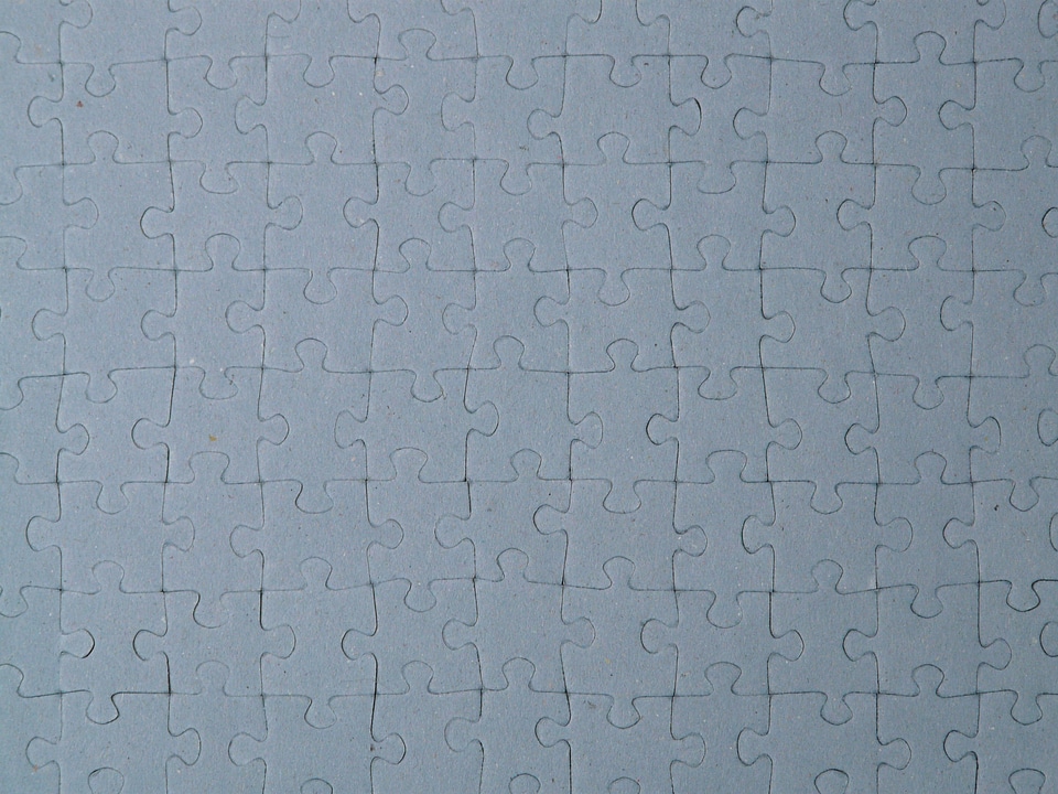 Pieces of the puzzle play grey