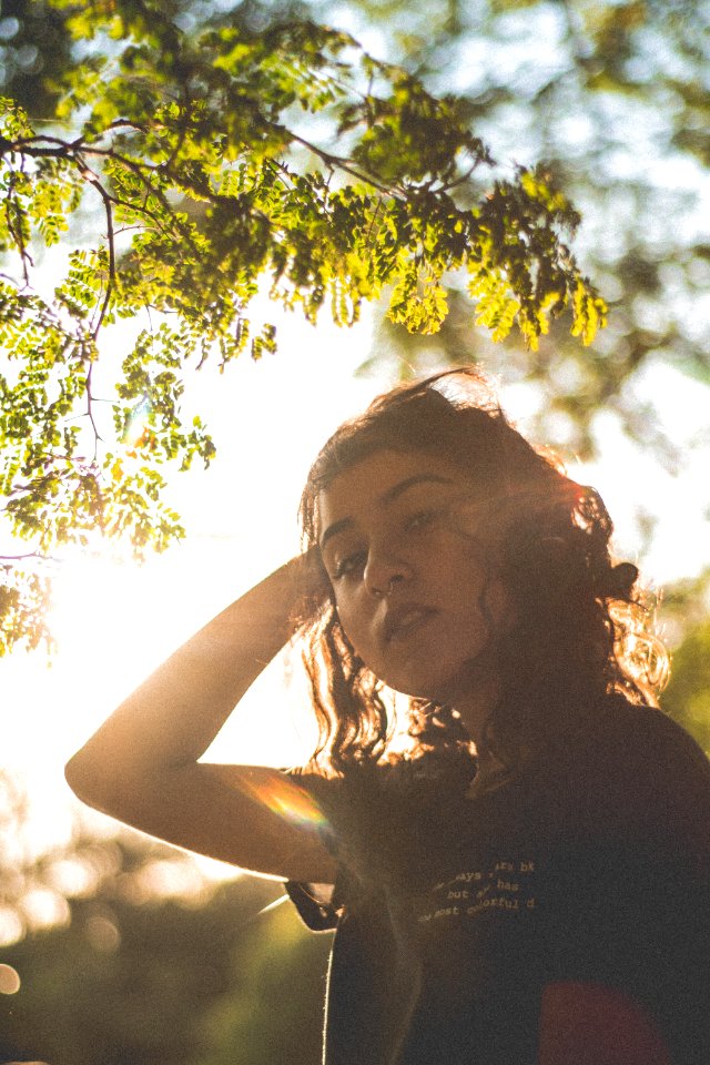 Woman Under Tree