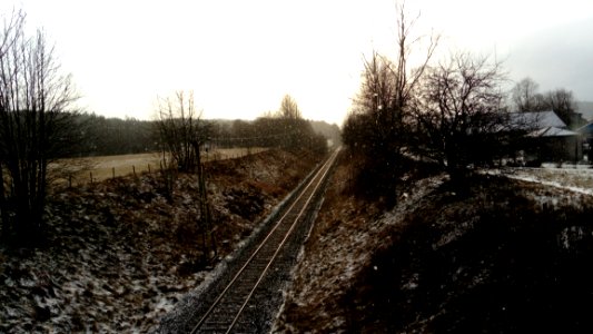 Railroad Snow photo