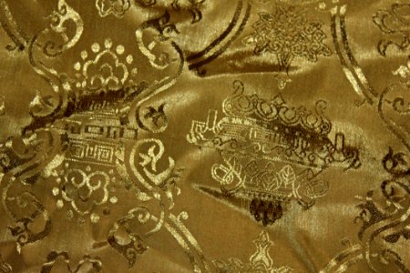 Gold Chinese Fabric Texture