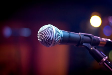 Black And Gray Microphone photo