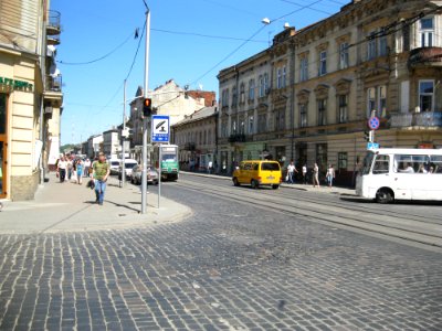 Lviv Stone Steet photo
