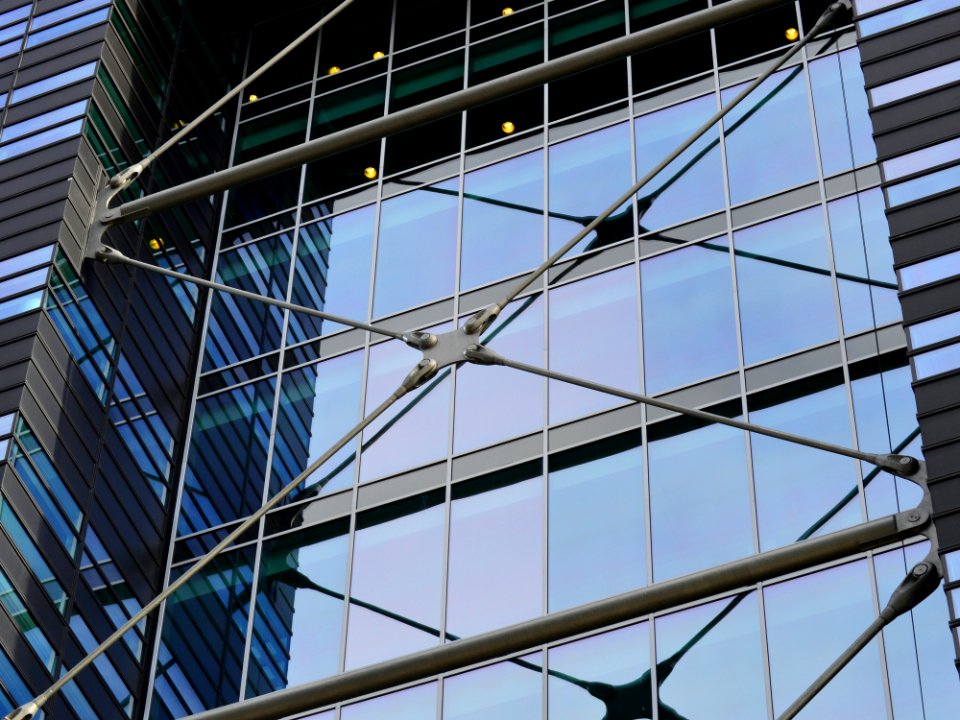 Glass And Steel Modern Building