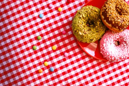 Donuts On Plate