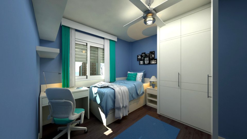 Bedroom With Single Bed