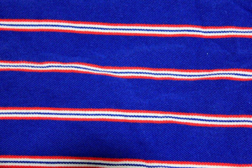 Blue With Red And White Stripes