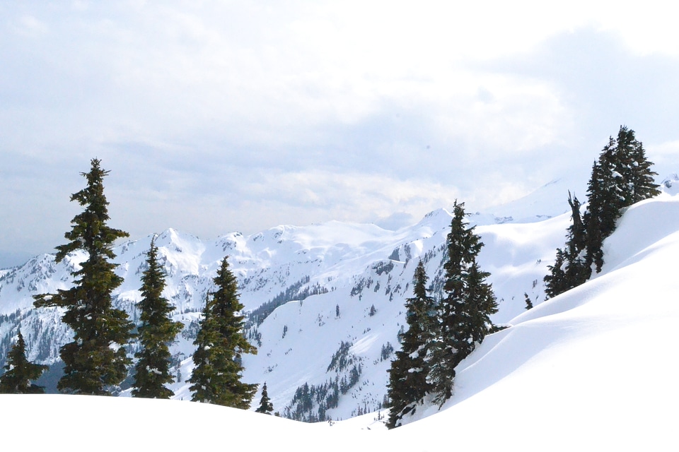 Mountain landscape wilderness photo