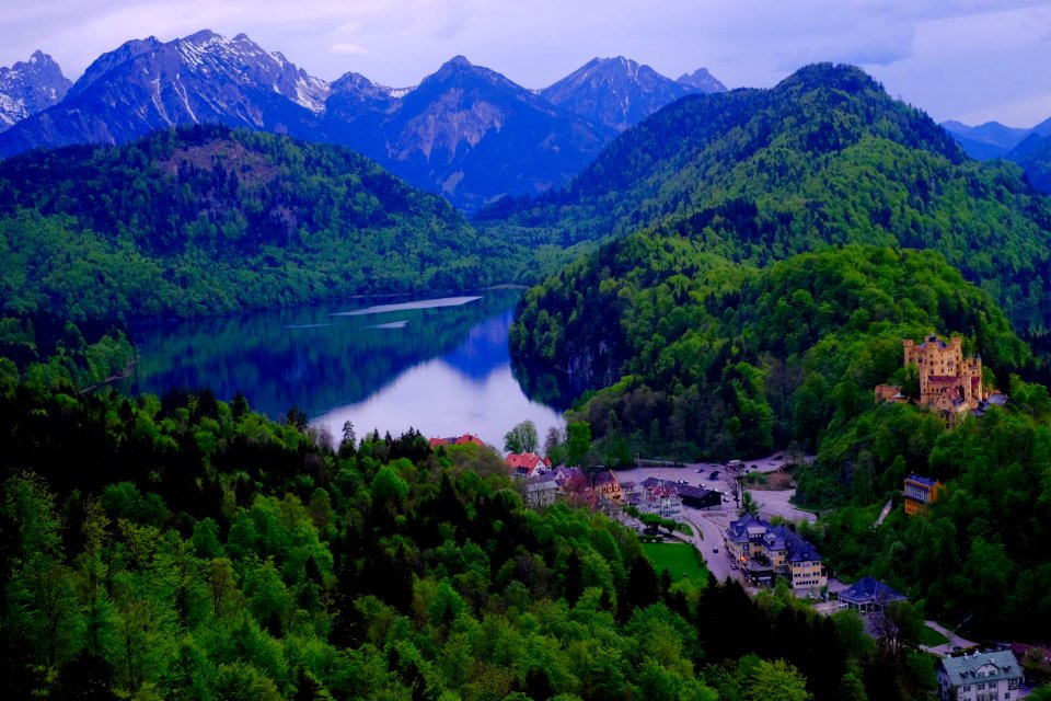 Mountains Castle Lake