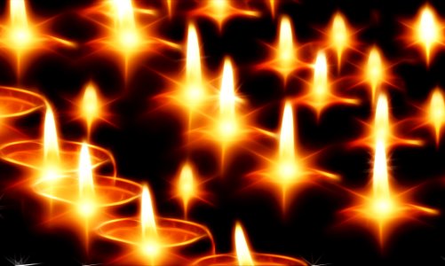 Lighting Flame Pattern Diwali photo