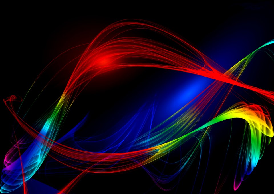 Blue Red Light Computer Wallpaper