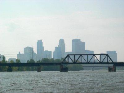 Minneapolis From Mississippi photo