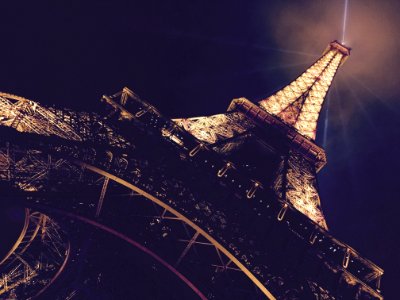 Eiffel Tower At Night photo