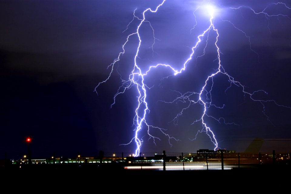 Thunderstorm In City