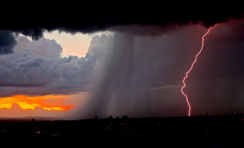 Lightning Bolt Thunderstorm photo