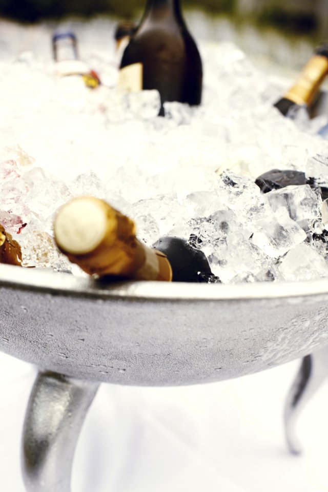 Champagne In Ice
