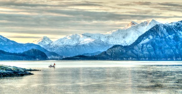 Boating Through Fjords