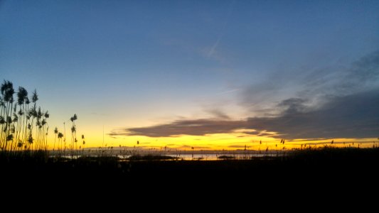 Sunset Over Salina De Torrevieja